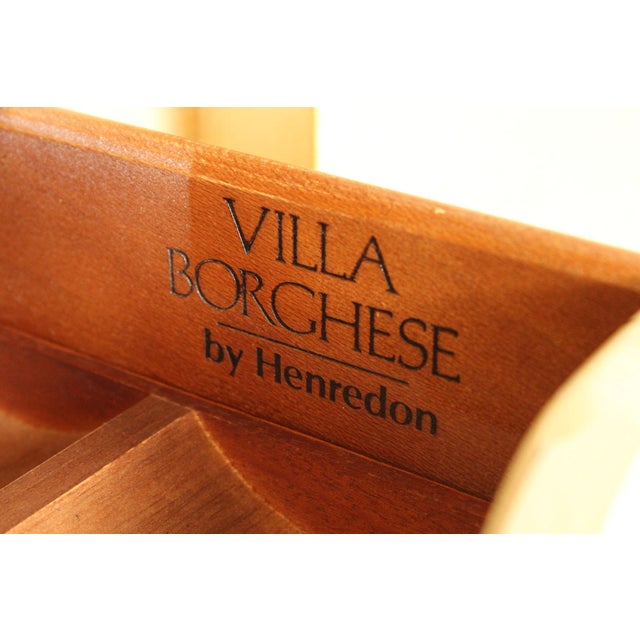 Wood Henredon 'Villa Borghese' Carved and Lacquered Armoire For Sale - Image 7 of 18