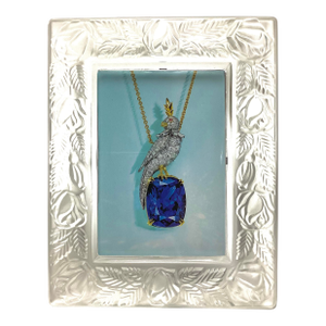 Solid Carved Heavy Crystal Photo Frame