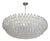 21st Century Clear Murano Poliedri Chandelier or Flush Mount by Fabio LTD For Sale