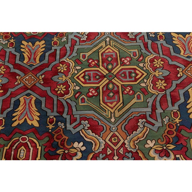 Oversized Antique French Aubusson Rug For Sale - Image 10 of 11