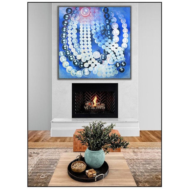 Message us to inquire about custom framing options! (Included for free with every purchase) The artwork here, "Pearls In...