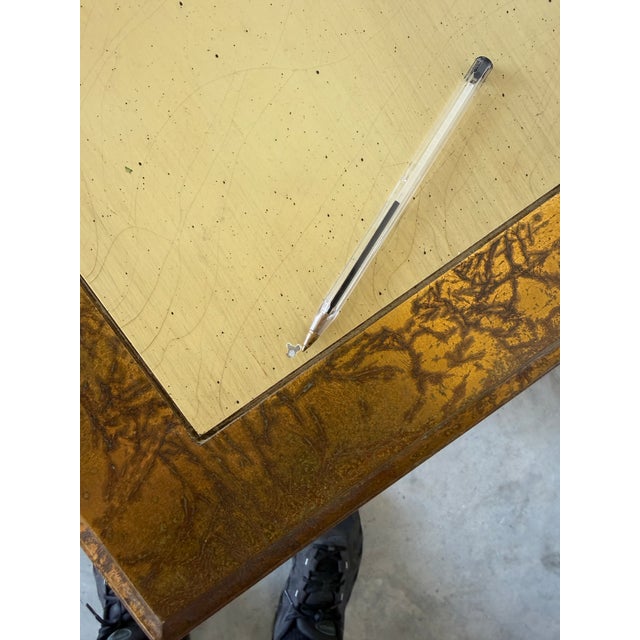 Vintage Italian Hollywood Regency Style Gilt Decorated Credenza For Sale - Image 13 of 17