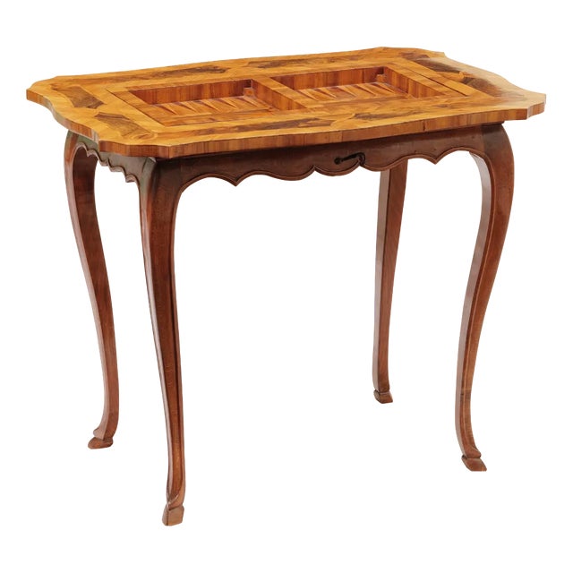 Rococo Play Table in Walnut, 1750s For Sale