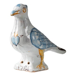 Vintage Bird Figurine in Earthenware For Sale