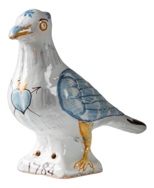 Vintage Bird Figurine in Earthenware