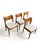 Mid-Century Modern Danish Modern Dining Chairs in Teak by Niels Koefoed for Koefoeds Hornslet Møbelfabrik A/S, Denmark, 1970s, Set of 4 For Sale - Image 3 of 18