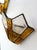 Amber Pair of Hammered Glass Wrought Iron Sconces by Longobard, Italy, 1970s For Sale - Image 8 of 12