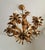 Gilded Chandelier with Gold Leaf, Italy, 1960s For Sale - Image 11 of 18