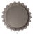 Large Illuminated Circular Beveled Wall Mirror in Melted Ice Acrylic Glass, 1970s For Sale