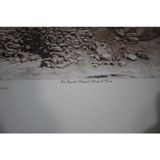 Native American Title Edward S. Curtis "Laguna Houses" 1926 Vintage Photogravure, Cardozo Collection For Sale - Image 3 of 5