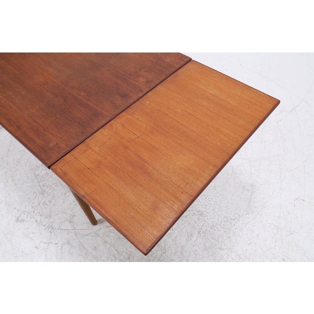 Mid-Century Teak Extendable Kitchen Table, 1960s For Sale - Image 12 of 17