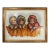 Frederick Dwight Kirsch (American 1899-1981) "Three Children" Oil Painting on Canvas Gold Wood Frame For Sale