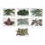 Charming Set of 7 Authentic 19th Century Color Botanical Prints Unframed For Sale