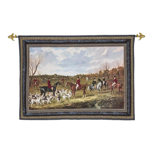 The Suffolk Meet Loom Woven Tapestry - 120 X 155 Cm (3'11" X 5'1") - Requires Rod Size 4 For Sale