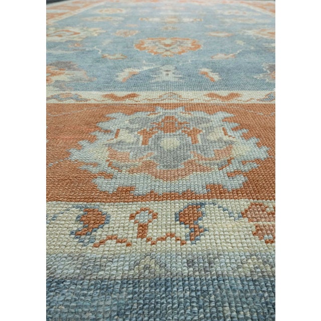 Early 21st Century Turkish Oushak Rug 9'10" x 13'9" #18607 For Sale - Image 5 of 8