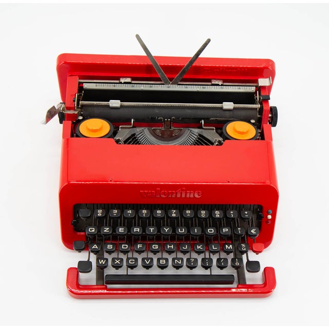 Red Valentine Typewriter by Ettore Sottsass for Olivetti, 1960s For Sale - Image 8 of 13