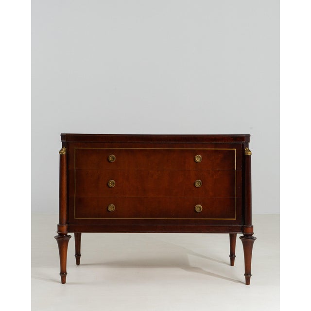 19th Century France Brown Wood Chests of Drawers For Sale - Image 4 of 11