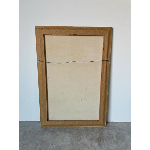 1970's Vintage Thomas Still Life Oil Painting of Daisies, Framed For Sale - Image 11 of 11