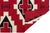 Native American 6x9 Handmade Modern Navajo Style Wool Rug - Vibrant Red Geometric Design For Sale - Image 3 of 10