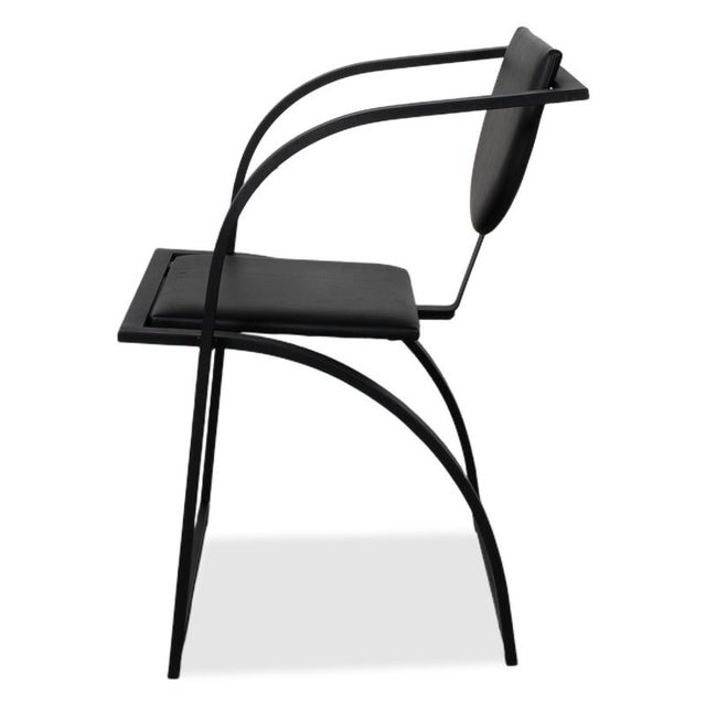 Black Leather Cosinus Chairs from KFF, Set of 6 For Sale - Image 16 of 18