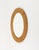 Mid-Century Round Rattan and Wicker Wall Mirror in the style of Vivai del Sud, Italy, 1970s For Sale - Image 6 of 11