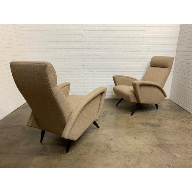 Sculptural Italian Lounge Chairs For Sale - Image 11 of 12