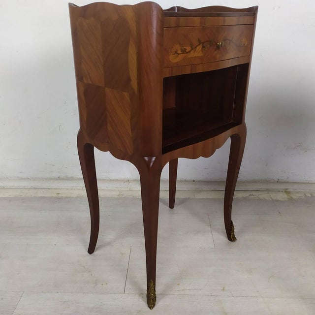 Louis XV Bedside Tables, 1930s, Set of 2 For Sale - Image 14 of 18