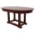Amsterdam School Oval Dining Table attributed to Jac Van Den Bosch for T Binnenhuis, 1909 For Sale