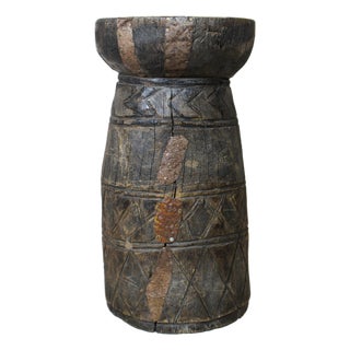 African Grain Stomper Table or Planter For Sale