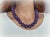 Chatoyant Charoite Necklace With Sterling Silver Charoite Clasp For Sale - Image 4 of 9