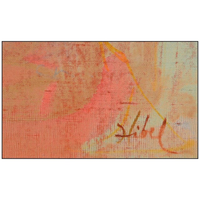 Impressionist Mid 20th Century 0A Young Woman's Smile Oil Painting, Edna Hibel For Sale - Image 3 of 5