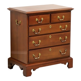 Link-Taylor Heirloom Planters Solid Mahogany Chippendale Bedside Chest - C For Sale