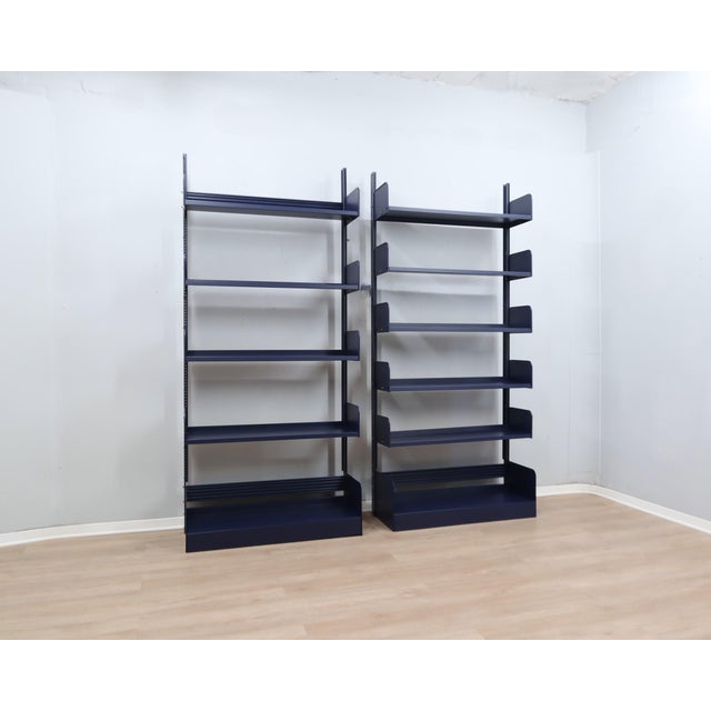 Congresso Modular Metal Bookcase from Lips Vago, 1970s, Set of 2 For Sale - Image 18 of 18