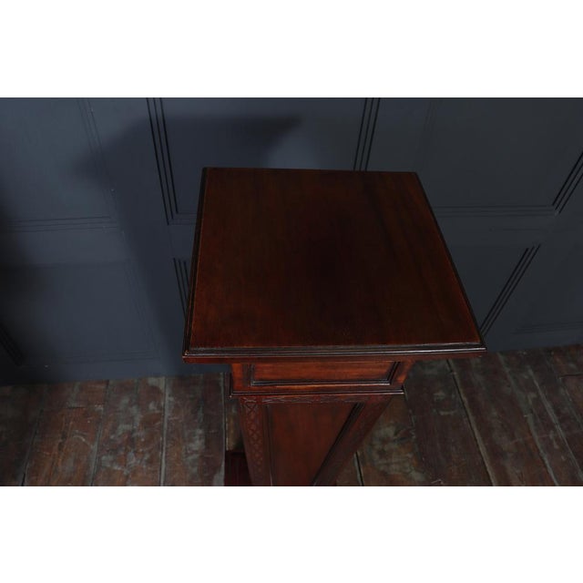 Georgian Style Mahogany Pedestal Stand, 1920s For Sale - Image 6 of 16