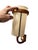 Beige Stitched Leather Sconces by Jacques Adnet, 1950s, Set of 2 For Sale - Image 8 of 10