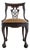 19th C Solid Mahogany Chippendale Chair-Ball Claw Feet-Carved-Antique-Victorian For Sale