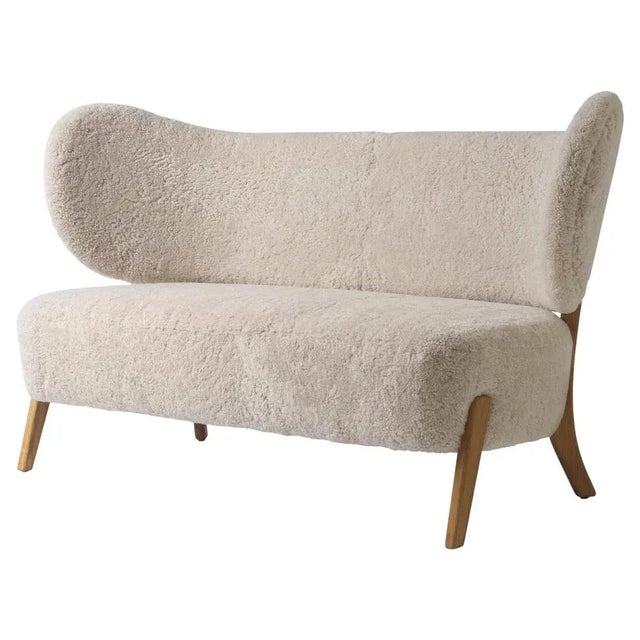 Moonlight Sheepskin TMBO Lounge Sofa by Mazo Design For Sale - Image 6 of 6