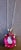 5 Carat Oval Cut Natural Pink Tourmaline 14 Karat White Gold Necklace, 18" Long For Sale - Image 4 of 8