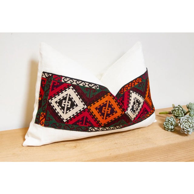 Asian Taara Antique Lakai Tribe Linen Pillow For Sale - Image 3 of 7