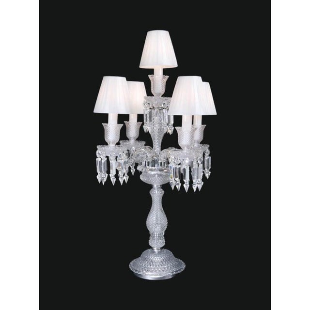 Collection regina table lamp, metal and crystal, ncl 225/ws by jago dimensions: d 46 x h 80 cm. Materials: metal, crystal....