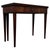 A handsome 19th-century English tea table, finely crafted from mahogany and distinguished by its elegant proportions,...