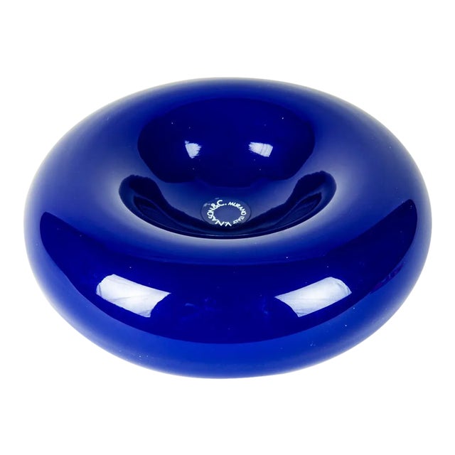 Mid-Century Art Deco Style Murano Glass Dish For Sale