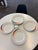Vintage Memphis Style Studio Nova Fire & Ice 10.5” Dinner Plates a Set 8 For Sale - Image 6 of 6
