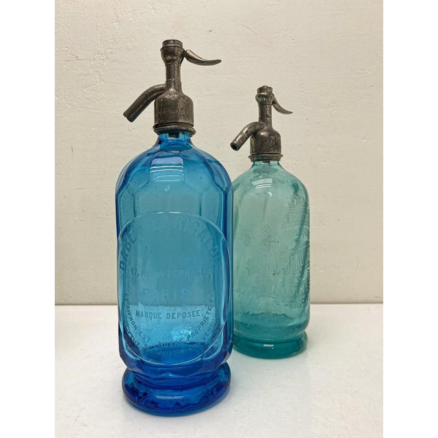 French Art Deco Soda Syphons, 1920s, Set of 2 For Sale - Image 15 of 16