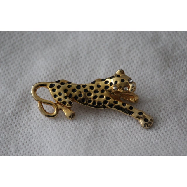 Vintage Jaguar Brooch Pin, 1980s For Sale - Image 4 of 12