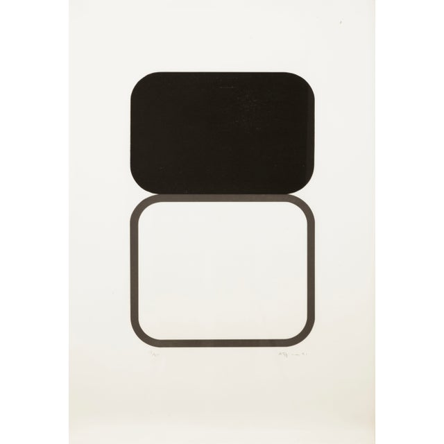 1990s Andrew Spence Untitled Tv Signed Contemporary Woodcut & Linocut on Paper 1991 For Sale - Image 5 of 7