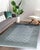 Traditional 4x6 Rustic Nina Gray Floral Traditional Hand Knotted Wool Carpet Rug For Sale - Image 3 of 6