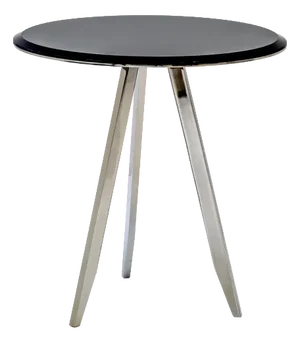 Mirage 50 Silver Chrome Frame and Fumé Mirror Side Table by Casa Casati