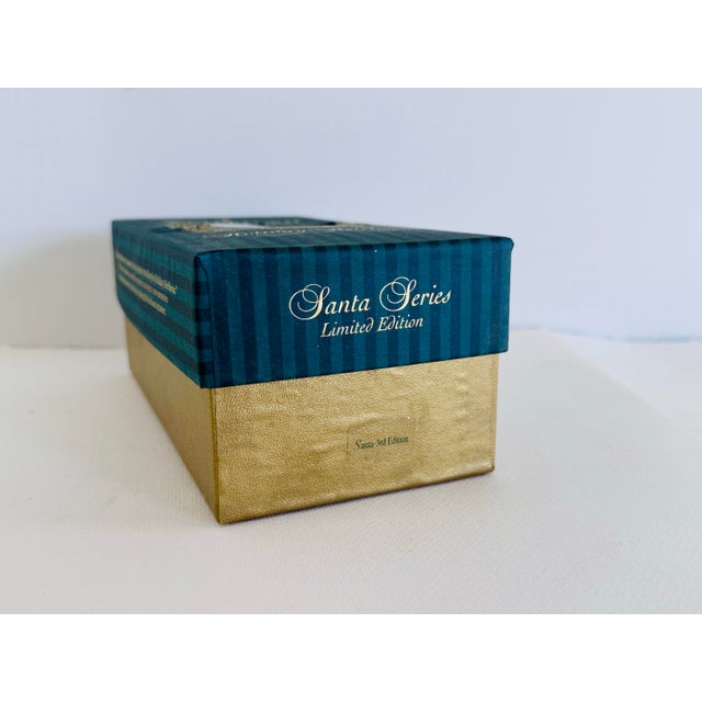 Waterford 2000 Santa Series - Third Edition No. 7459 Ornament W/ Box For Sale - Image 9 of 10