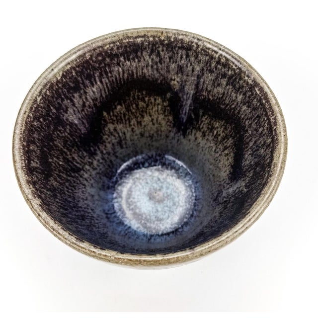 Ceramic Vintage Ceramic Studio Pottery Planter Vase For Sale - Image 7 of 9